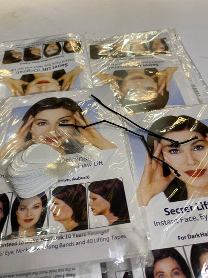 🔥CINTA FACIAL SECRET LIF- 40 PIEZAS  FACIALES 😍