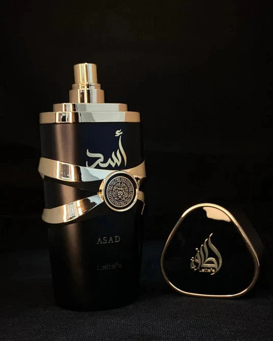 😱 💥PROMOCÍON💥  COMPRA 1 PERFUME LATTAFA ASAD EAU DE PARFUM Y LLÉVATE GAFAS GRATIS + RELOJ ¡DISFRUTA SOLO HOY  😍🎉