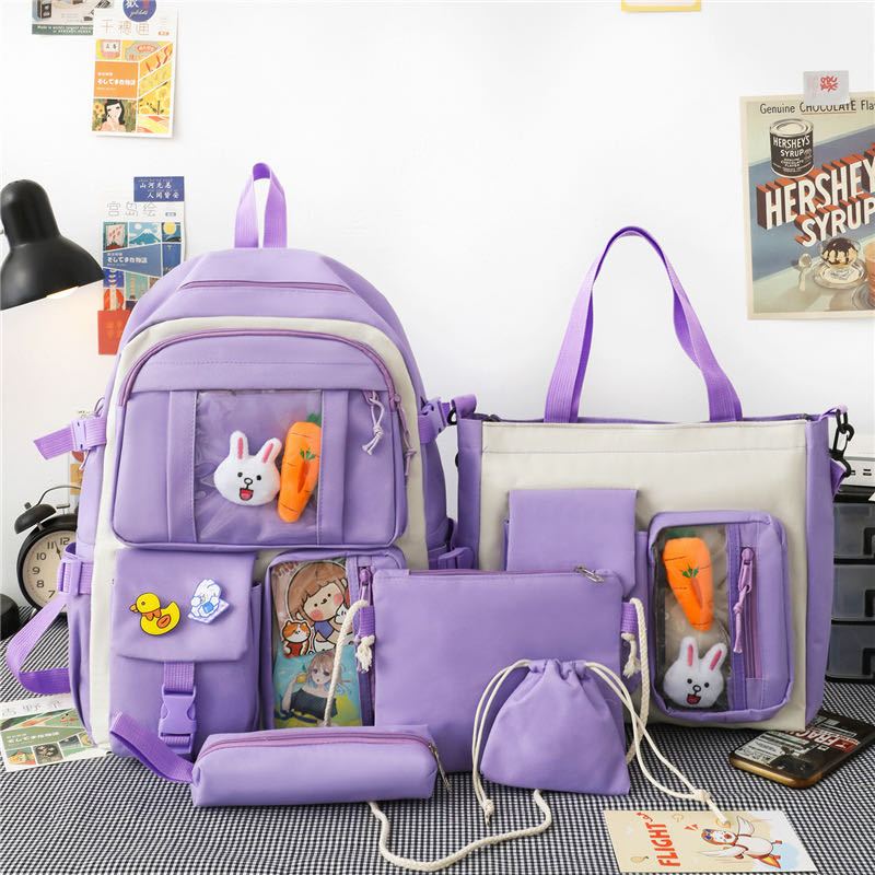 🔥 🎉PROMOCIÓN😍 [COMPRA 3 LLEVA 5] – Kit Bolso Oso 5 Piezas Mujer 🌟 ¡Exclusiva de Fin de Año, 🚨Solo Hoy!🚨